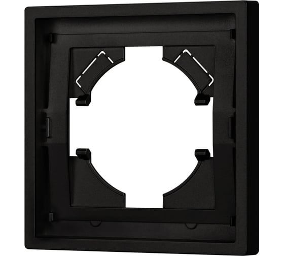 Изображение товара Рамка Arlight пластиковая FRM-TENDO-SFPL-1-BK 1шт 054642