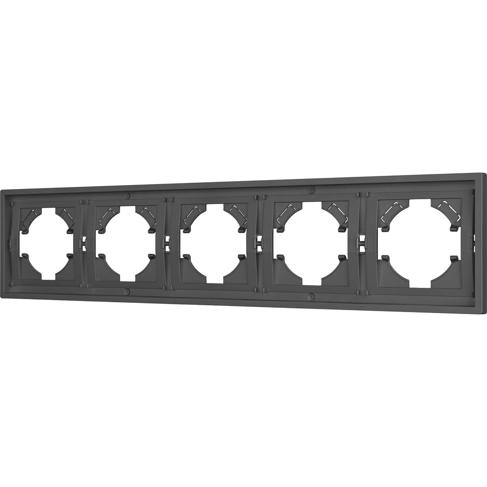 Изображение товара Пластиковая рамка Arlight серии TENDO FRM-TENDO-SFPL-5-GR для электросистем IP20