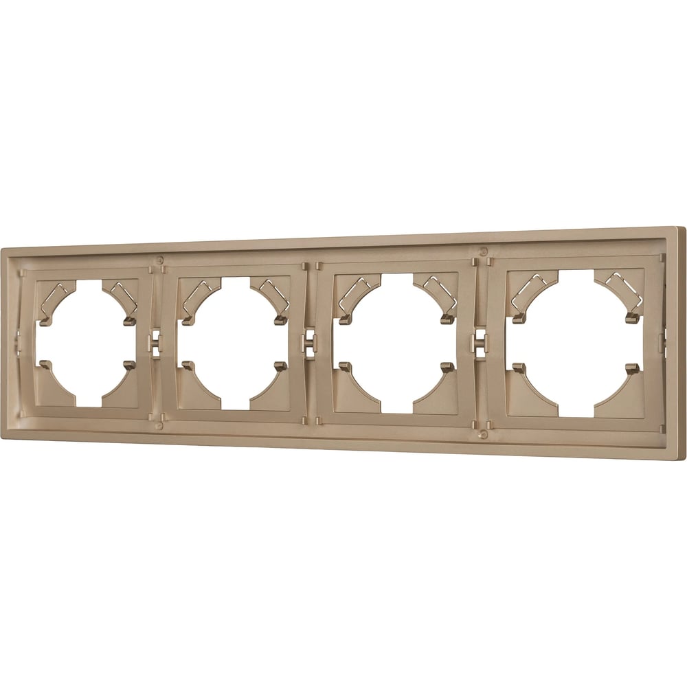 Изображение товара Пластиковая рамка Arlight TENDO для кабельных каналов и монтажных работ золотая