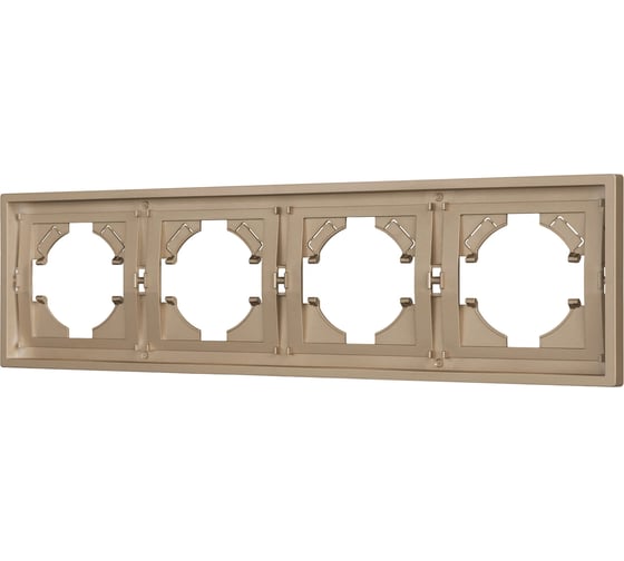 Изображение товара Рамка Arlight пластиковая FRM-TENDO-PL-4-GD 1шт 053850