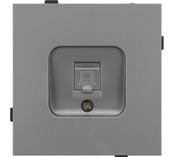 Изображение товара Механизм компьютерной розетки Arlight SCT-TENDO-MPC1-PL-GR 1шт 054105