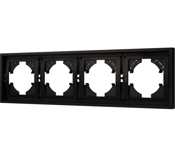 Изображение товара Рамка Arlight пластиковая FRM-TENDO-PL-4-BK 1шт 053848