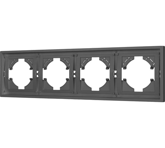 Изображение товара Рамка Arlight пластиковая FRM-TENDO-SFPL-4-GR 1шт 054655