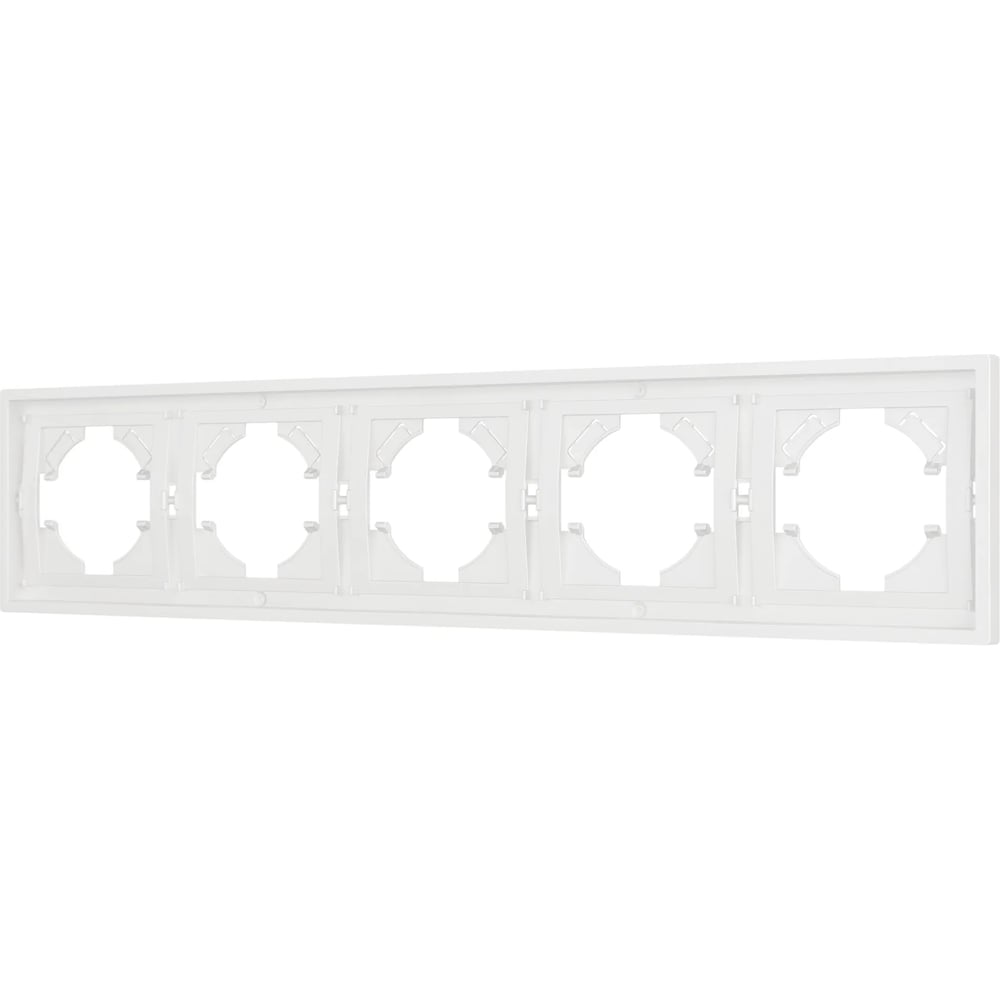 Изображение товара Пластиковая рамка Arlight TENDO для 5 постов белая