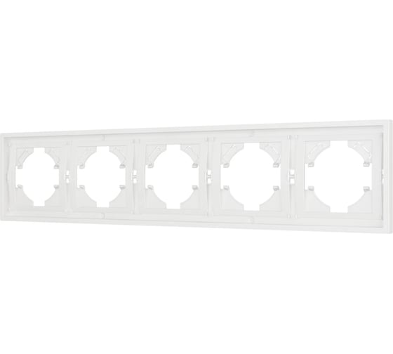 Изображение товара Рамка Arlight пластиковая FRM-TENDO-SFPL-5-WH 1шт 054660