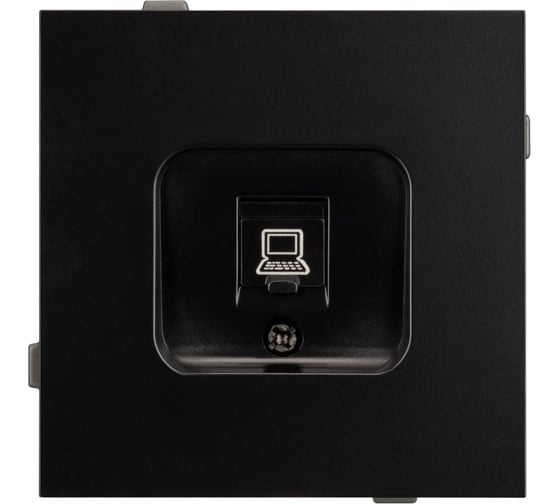 Изображение товара Механизм компьютерной розетки Arlight SCT-TENDO-MPC1-PL-BK 1шт 054104