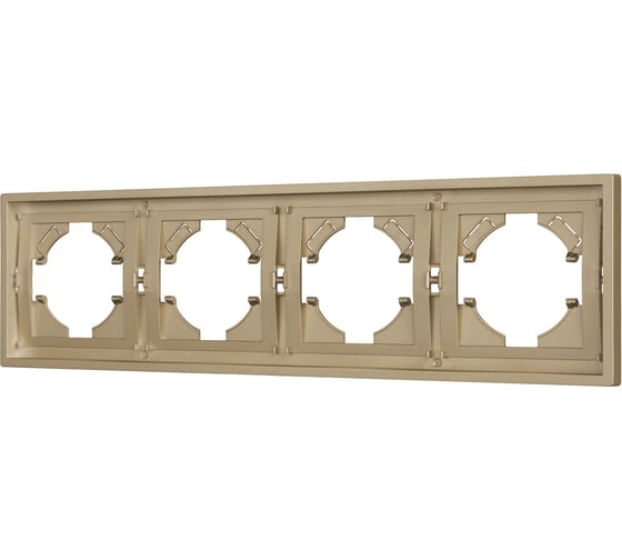 Изображение товара Рамка Arlight пластиковая FRM-TENDO-SFPL-4-GD 1шт 054663