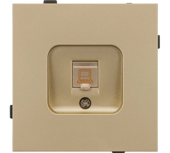 Изображение товара Механизм компьютерной розетки Arlight SCT-TENDO-MPC1-SFPL-GD 1шт 054592