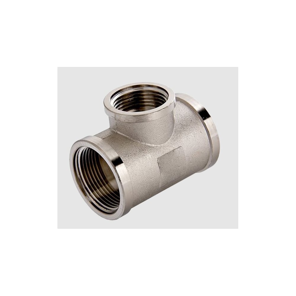 Изображение товара Тройник никелированный ViEiR 1 гайка 1-1-1 для магистральных линий TFN555