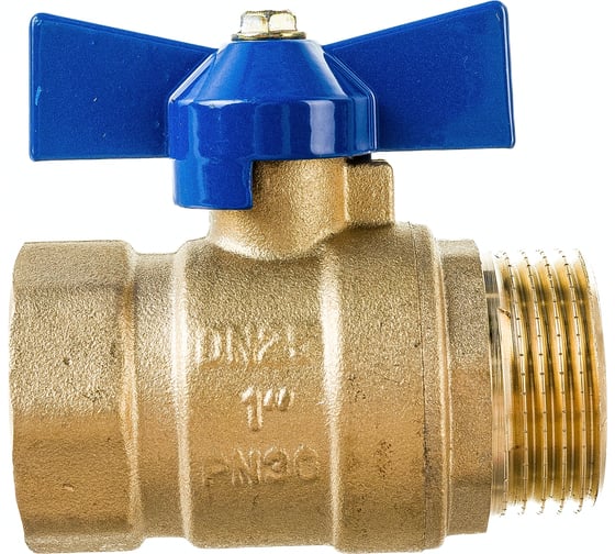 Изображение товара Шаровой кран Zox 3/4'' вн/нар, бабочка 519285