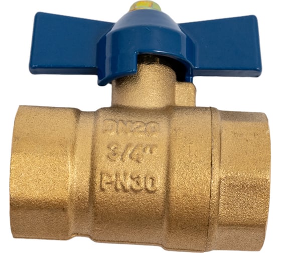 Изображение товара Шаровой кран Zox 3/4'' вн/вн, бабочка 519283