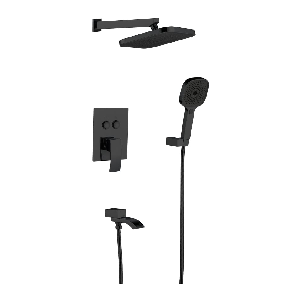 Изображение товара Смеситель для душа ViEiR скрытого монтажа 3 режима черный V433563-C