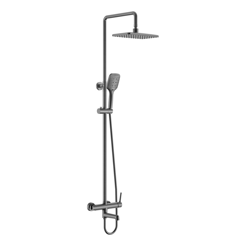 Изображение товара Душевая система ViEiR латунь графит однорычажная с верхним душем 226 мм