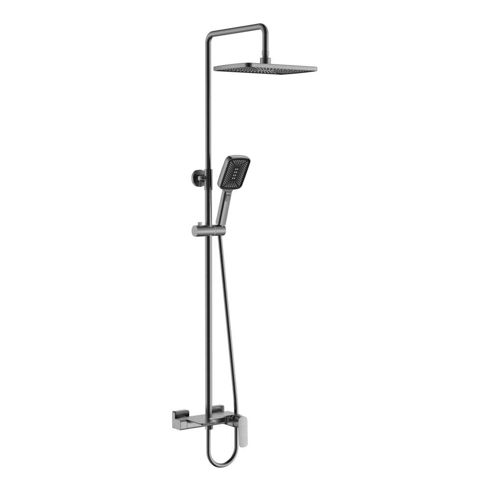 Изображение товара Душевая система однорычажная латунь графит ViEiR V073563-G