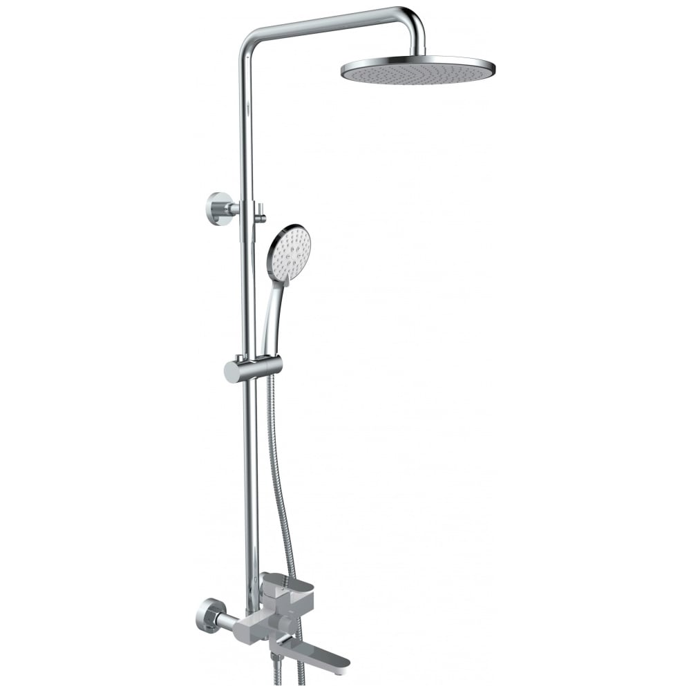 Изображение товара Душевая система однорычажная ViEiR с верхним душем и ручной лейкой V283562-F