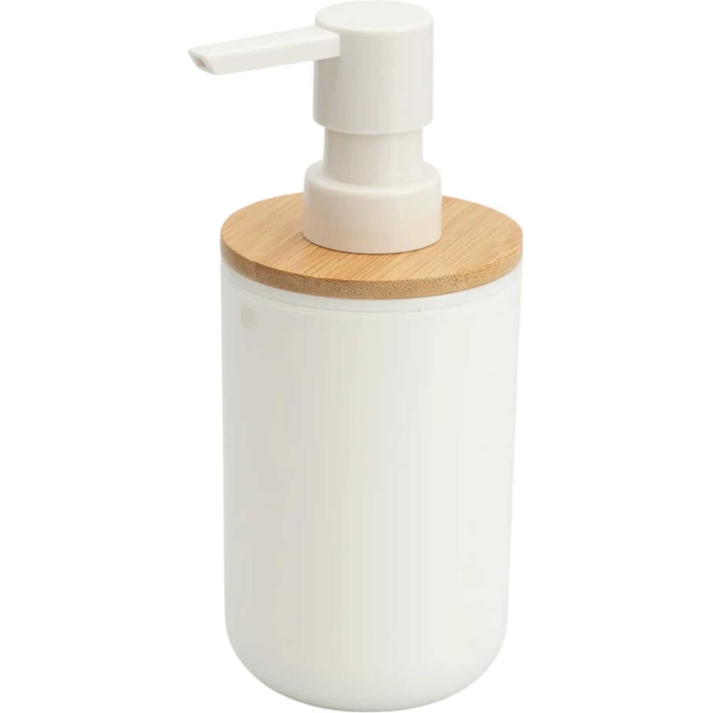 Изображение товара Дозатор для жидкого мыла VIDAGE Рона пластик наливной настольный механический белый