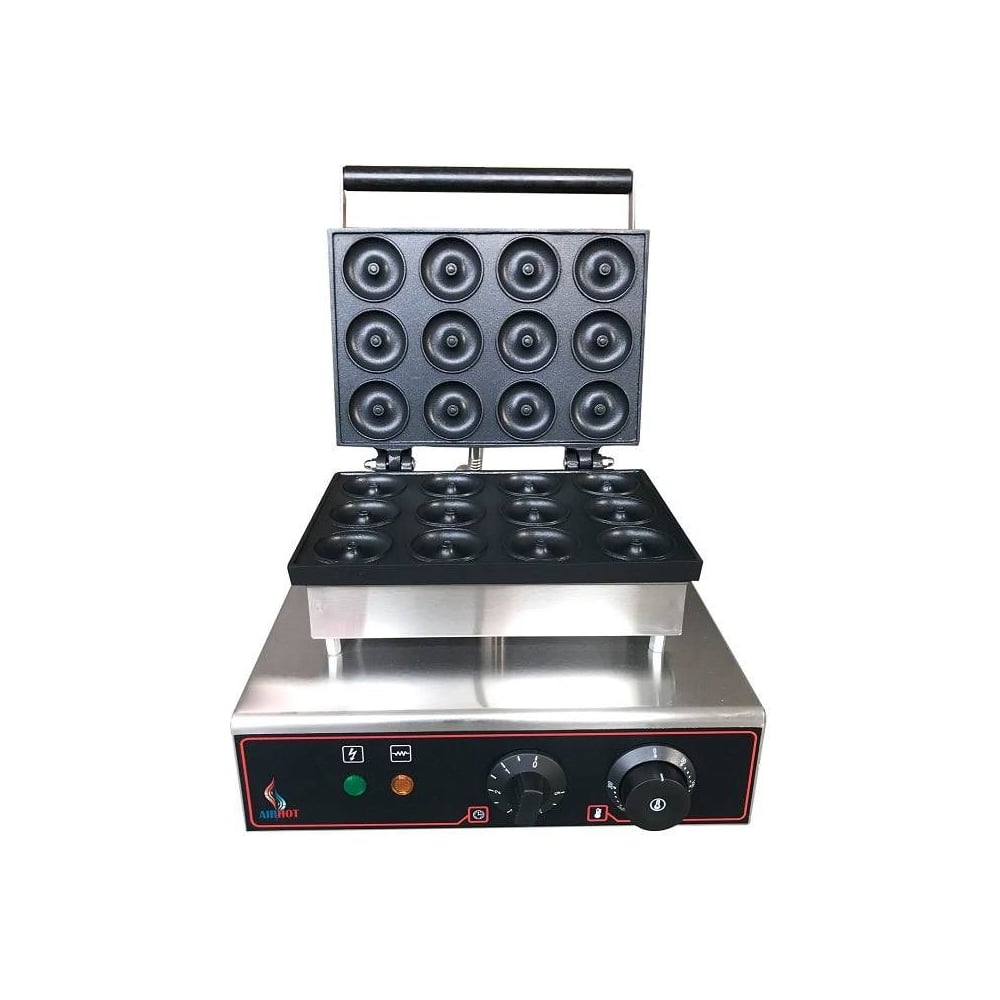 Изображение товара Вафельница Airhot dm-12 для пончиков донатсов с 12 форм антипригарное покрытие
