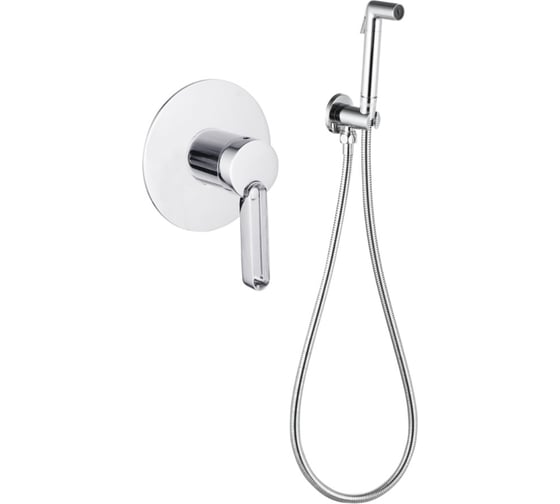 Изображение товара Комплект скрытого монтажа для биде ViEiR круглый латунь хром для гигиенического душа V083553