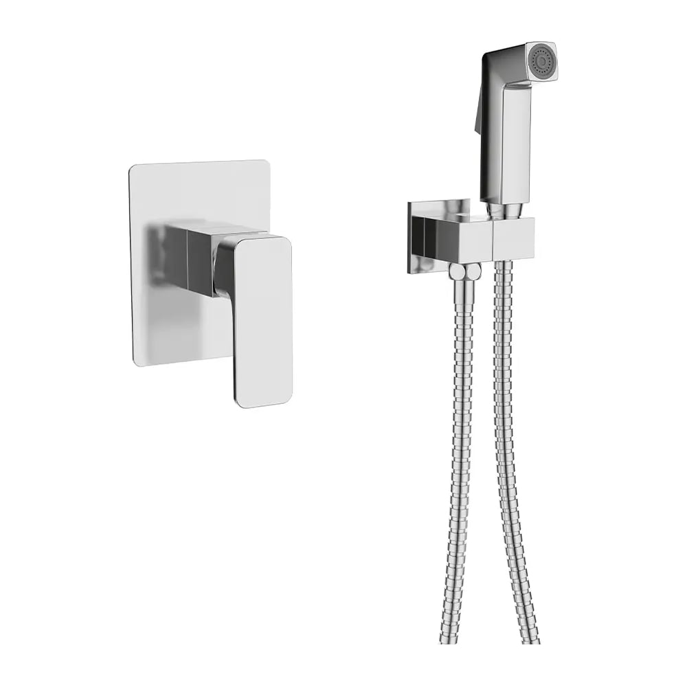 Изображение товара Комплект скрытого монтажа для биде ViEiR квадратный латунь хром V113551