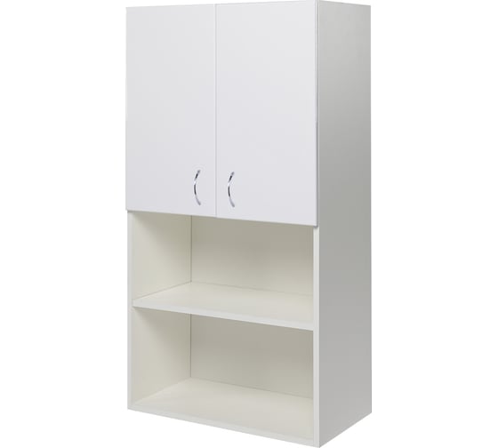 Изображение товара Навесной шкаф над стиральной машиной ORANGE СМАЙЛ с нишей, белый SM-60SR3