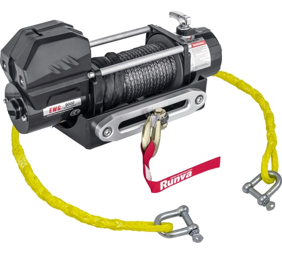 Изображение товара Переносная лебедка РИФ 9000SR с облегчённой площадкой и проводами EWG9000USR-KIT1