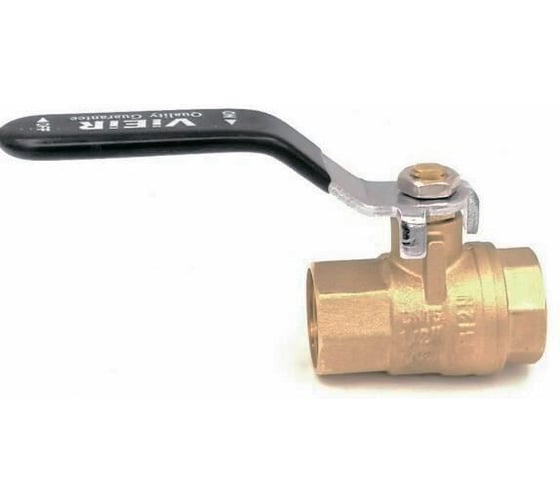 Изображение товара Кран шаровой газовый жёлтый ViEiR 11/2 внутренняя резьба рычаг для магистральных линий VR100-05