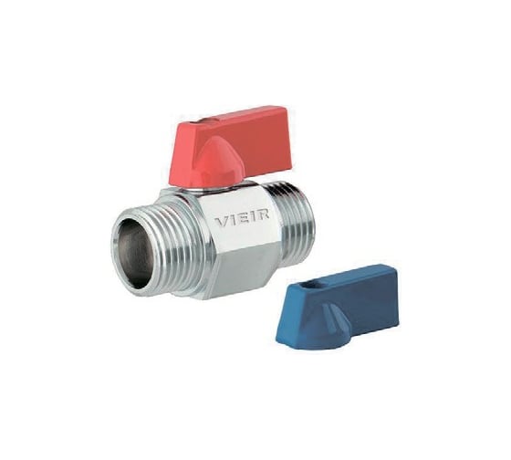 Изображение товара Кран мини ViEiR 1/2 штуцер-штуцер для подключения сантехники и бытовых приборов VRHH3