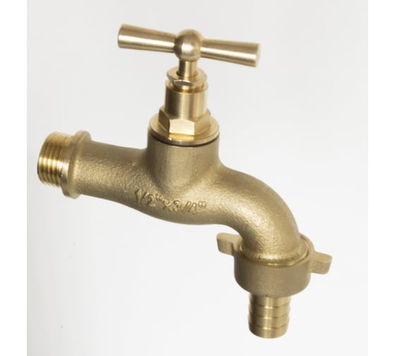 Изображение товара Кран с носиком ViEiR 1/2 латунный водоразборный для садовых и бытовых точек VR260