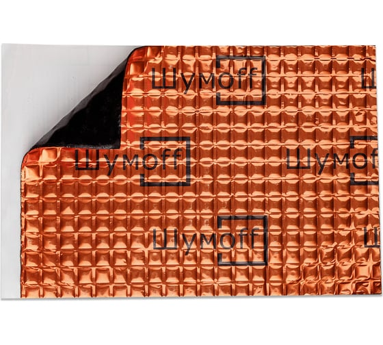 Изображение товара Вибродемпфирующий материал Шумофф М3, 16 листов в пачке УТ000000305