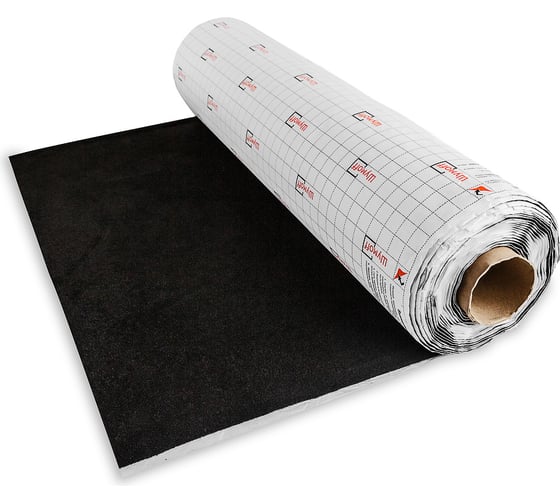 Изображение товара Декоративный облицовочный материал Шумофф Акустик черный, ширина 0.7м, длина 10м БП000000504