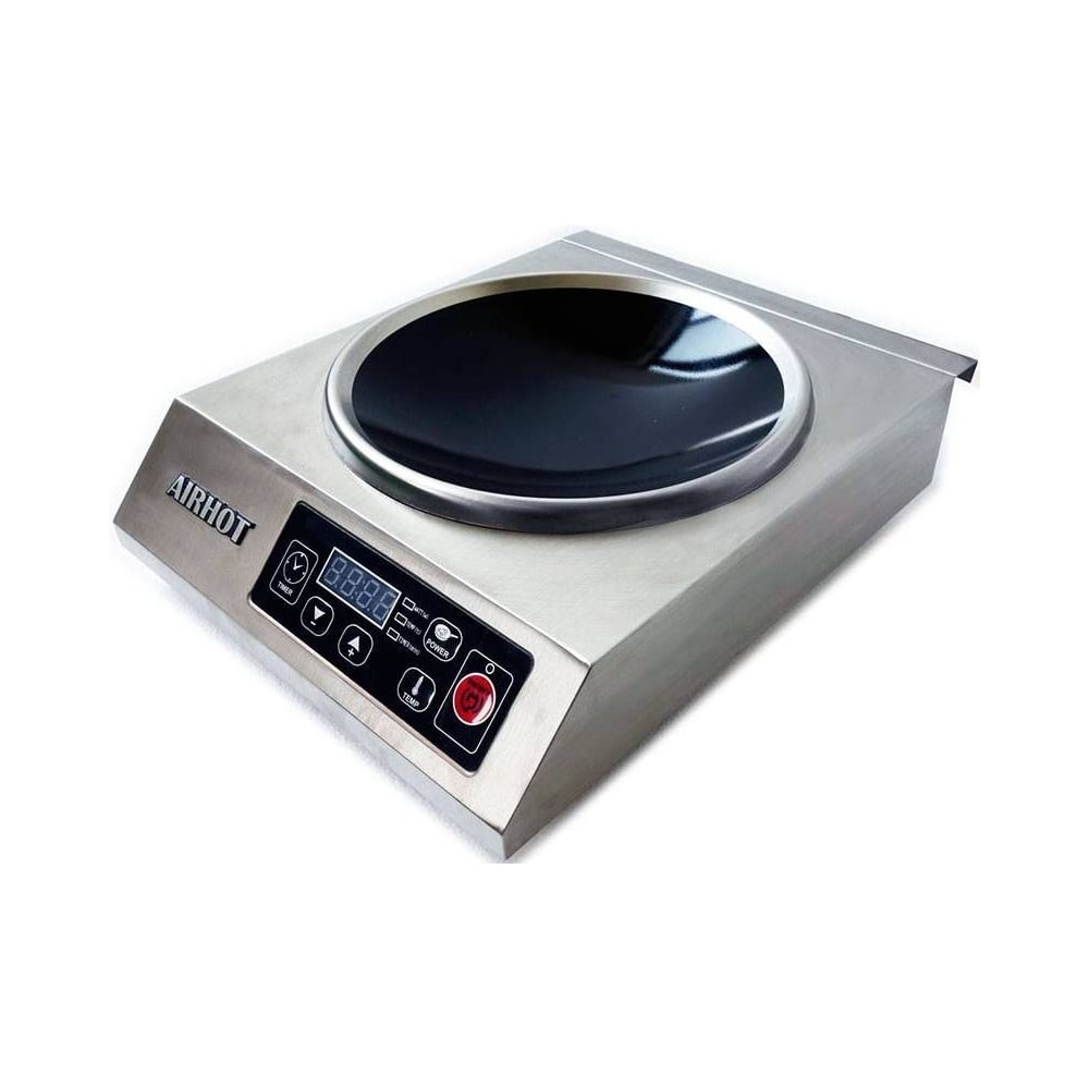 Изображение товара Индукционная плита вок Airhot ip3500 wok 75091 3.5 кВт электронное управление