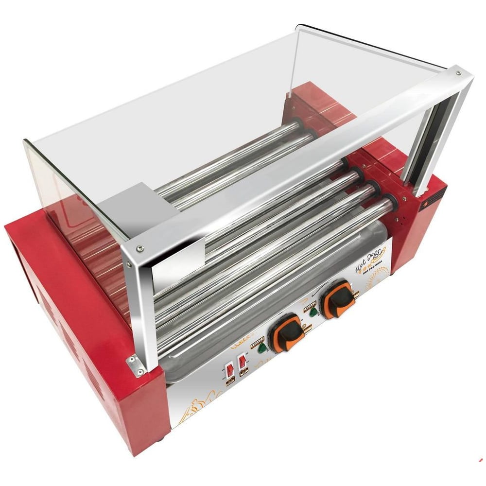 Изображение товара Гриль роликовый Airhot аппарат для хот-догов с защитным экраном rg-7s d9523