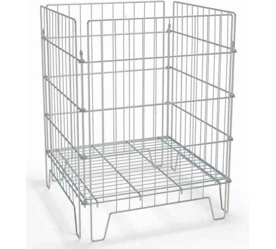 Изображение товара Корзина разборная ЮНИТРЕЙД с регулируемым дном без ц/д 620х420х800мм, о., 04.02.003.01.00.0001.00