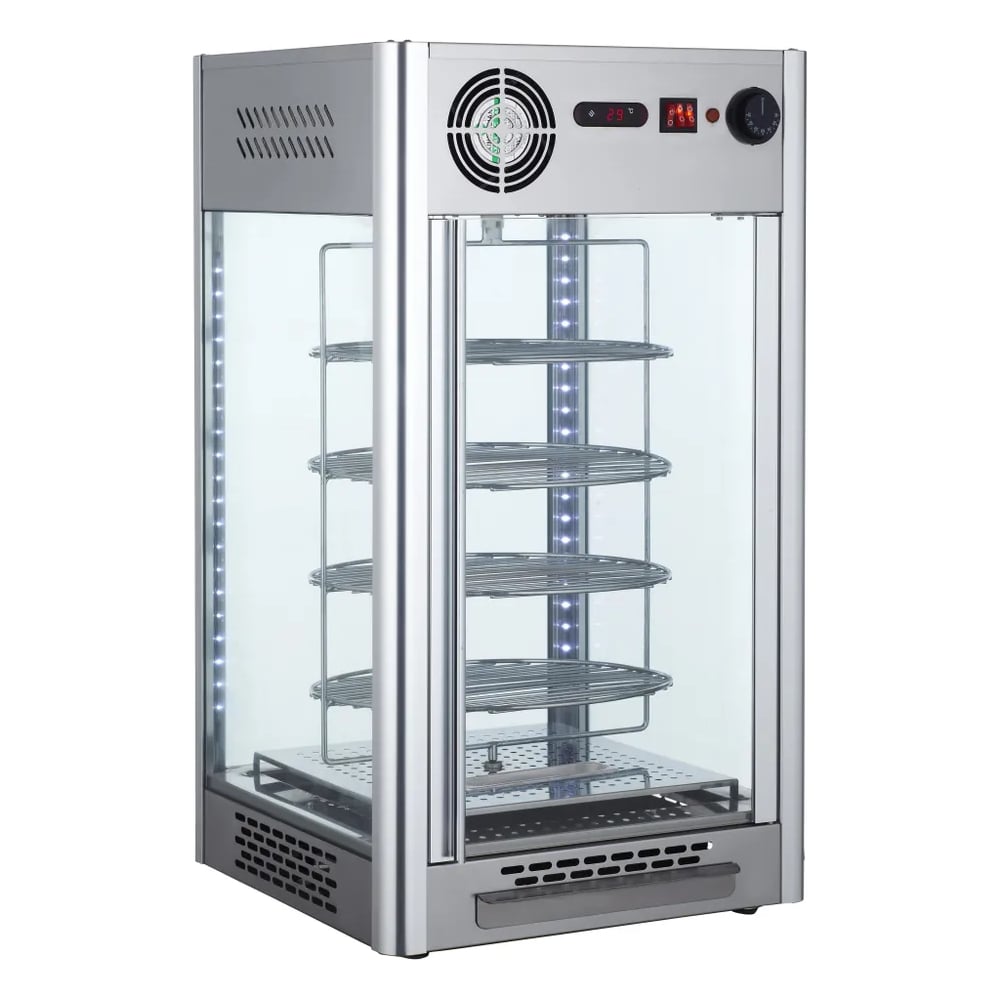 Изображение товара Тепловая витрина для пиццы Airhot hw-108 стальная электронная 4 полки Изображение товара Тепловая витрина для пиццы Airhot hw-108 стальная электронная 4 полки