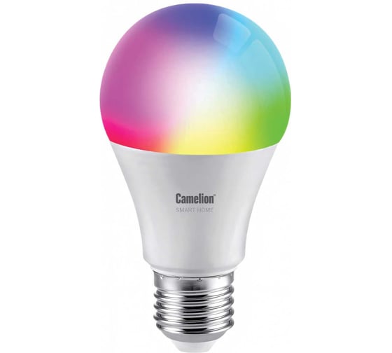 Изображение товара Светодиодная лампа Camelion Smart Home LSH11/A60/RGBСW/Е27/WIFI 11Вт Е27 RGB+DIM+CW 220В 14499