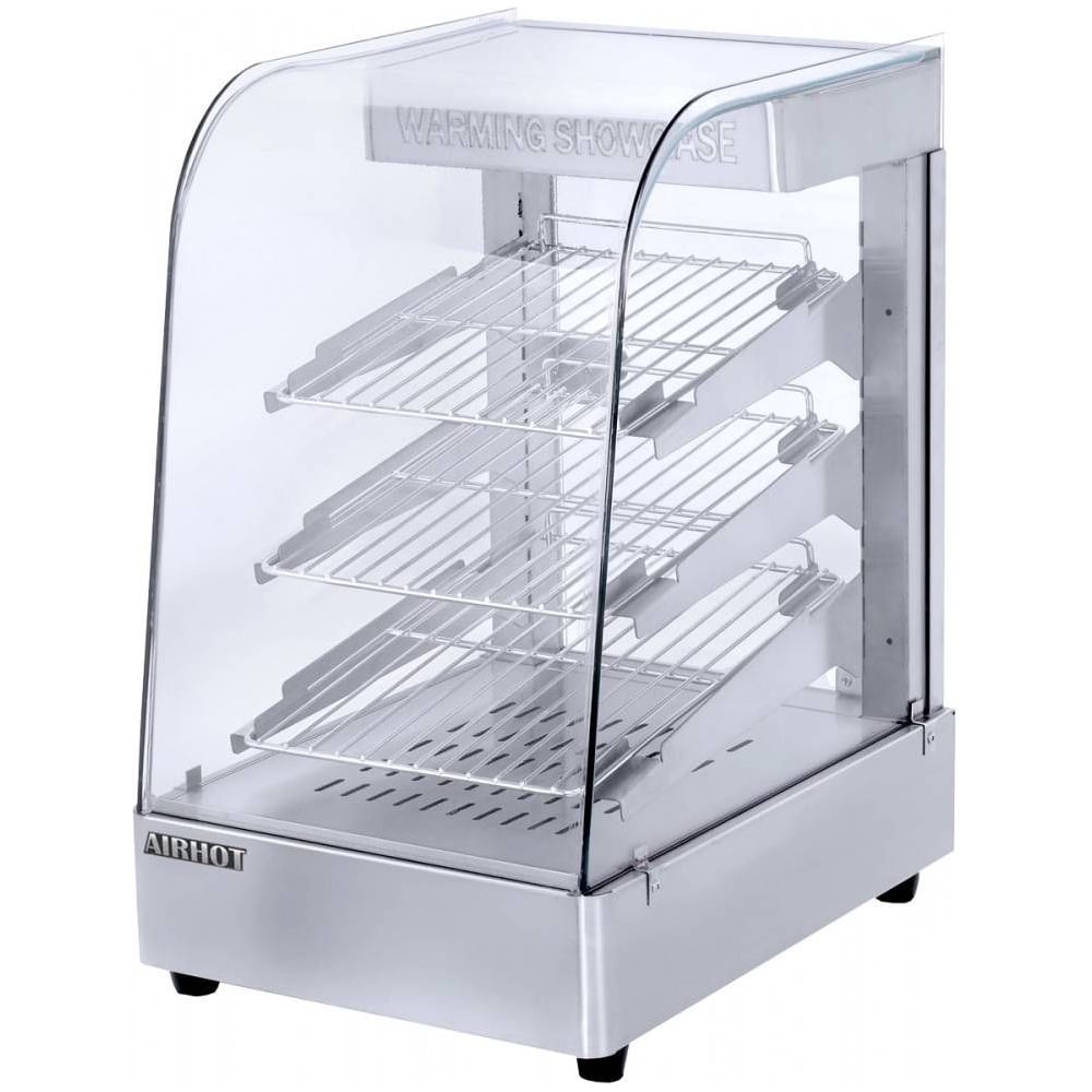 Изображение товара Настольная тепловая витрина Airhot hw-355 d3225 с электронным управлением и 3 полками