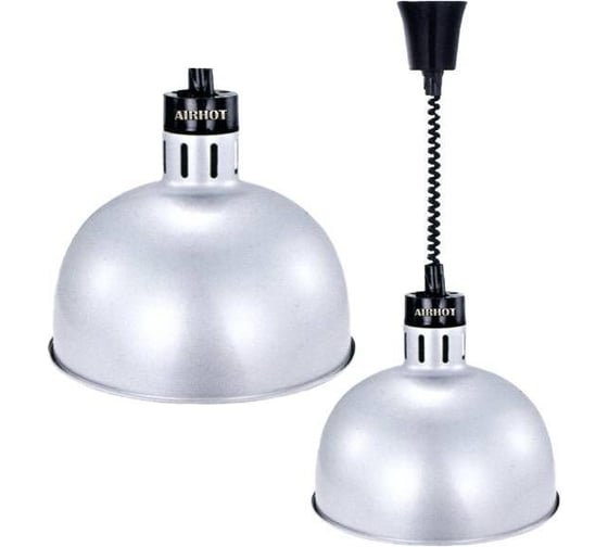 Изображение товара Лампа инфракрасная подогреватель Airhot ir-s-750 серебряный c9461