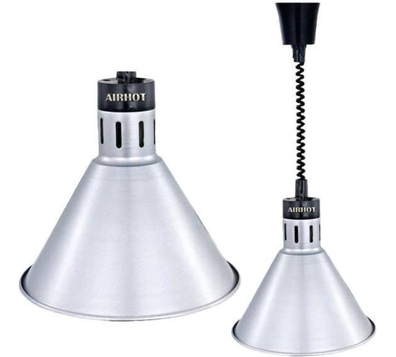 Изображение товара Лампа инфракрасная подогреватель Airhot ir-s-800 серебряный c9476