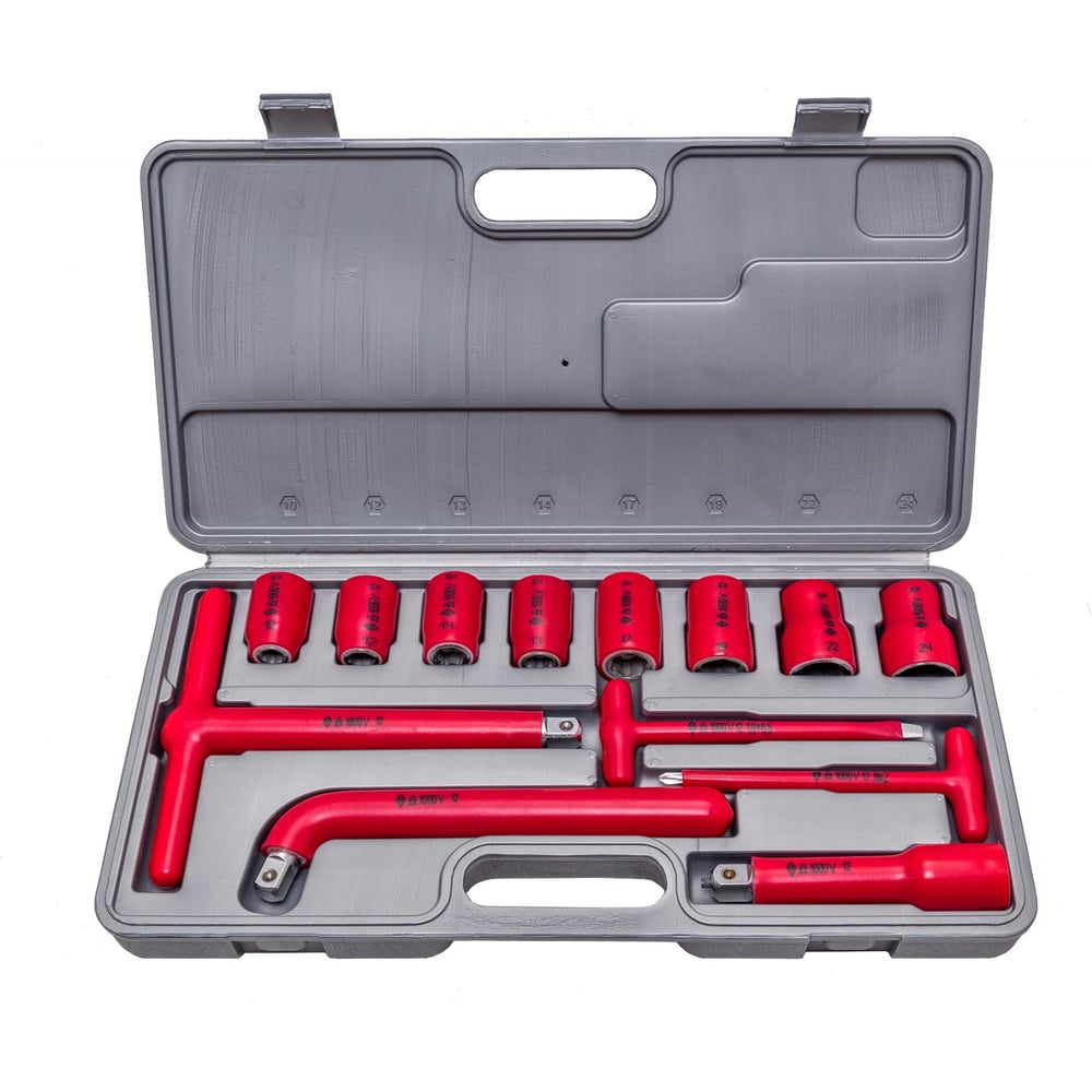 Изображение товара Набор диэлектрического инструмента НИЗ Электромонтажник 50109313 в кейсе