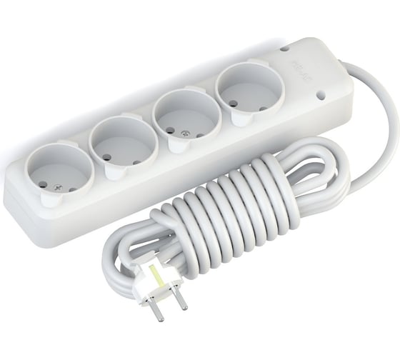 Изображение товара Удлинитель NE-AD 4 гнезда 2м, 10А, 250В 1/14/56 3019-2