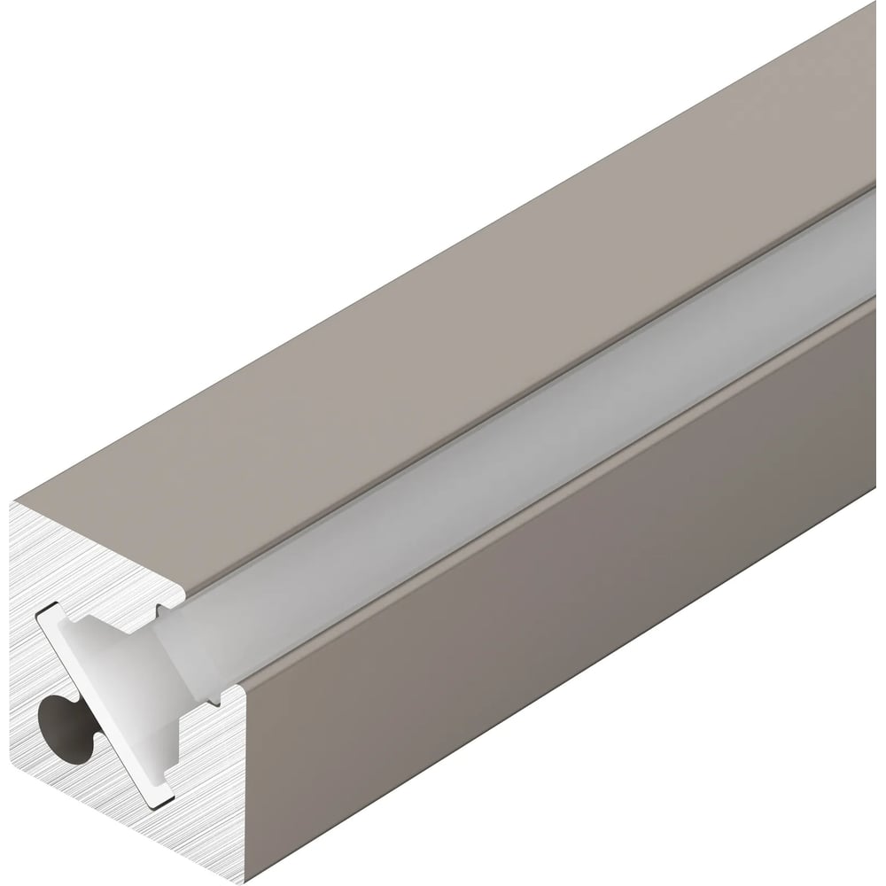 Изображение товара Профиль с экраном Arlight SL-KANT-H10-SQUARE-2000 CHAMPAGNE GOLD для потолка и ниш