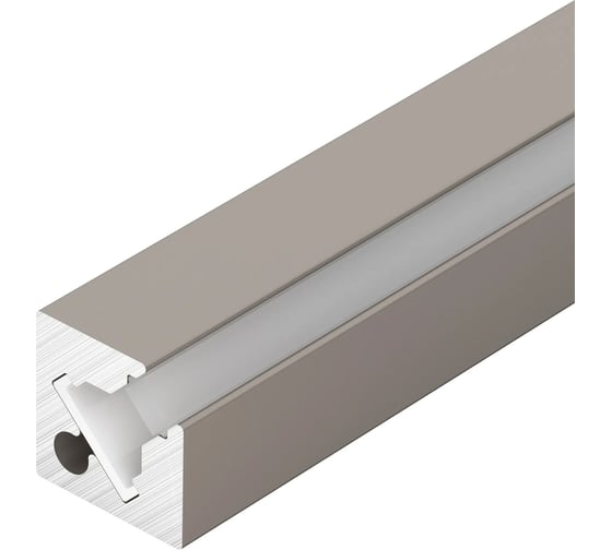 Изображение товара Профиль c экраном Arlight SL-KANT-H10-SQUARE-2000 CHAMPAGNE GOLD 1компл 055320