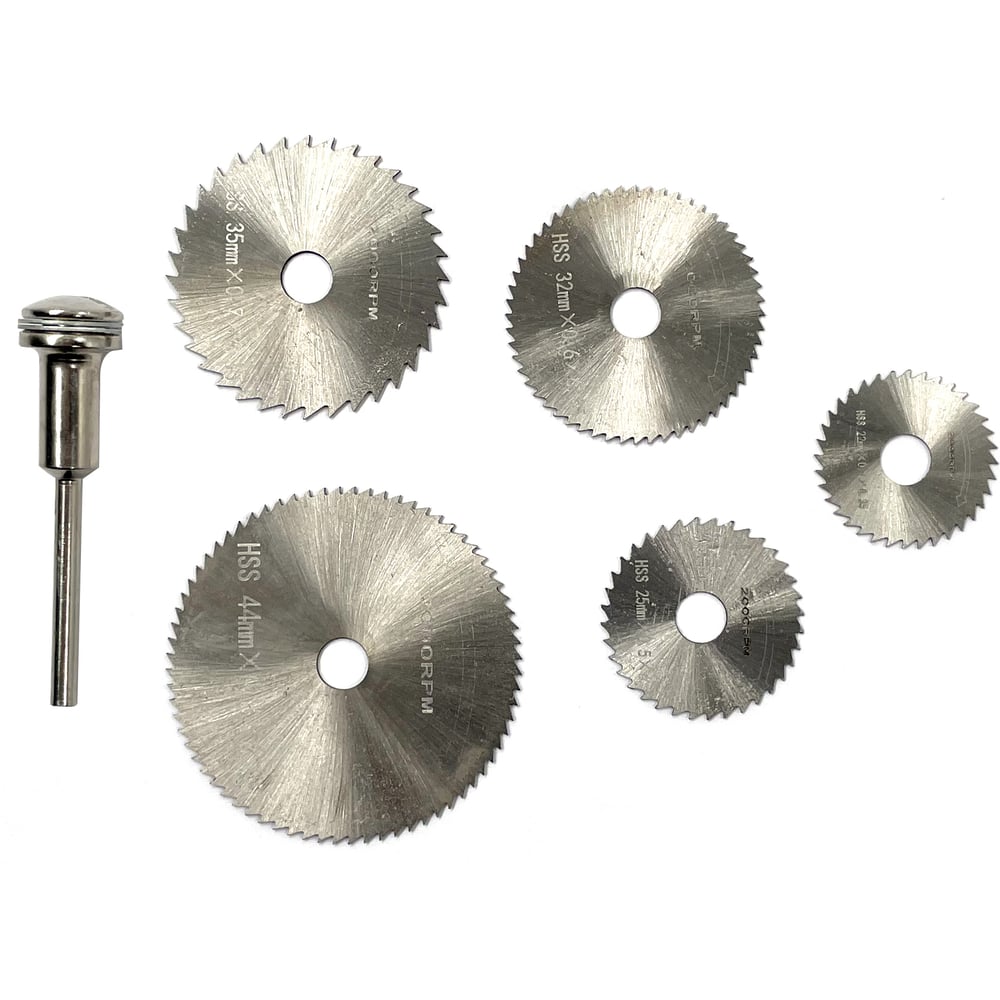 Изображение товара Набор отрезных дисков для гравера 6PCS Strong СТД-107 универсальный