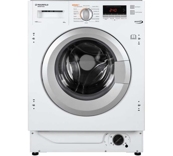 Изображение товара Встраиваемая стиральная машина с сушкой и инвертором MAUNFELD MBWM1486S