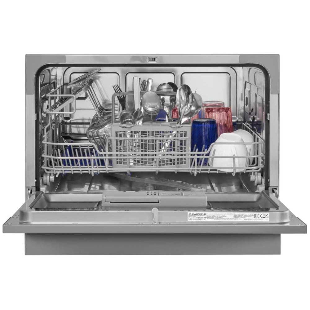 Изображение товара Посудомоечная машина MAUNFELD MLP-06DS 6 комплектов автоматическая быстрая экономичная
