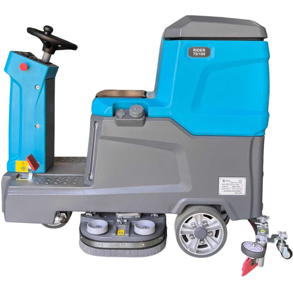 Изображение товара Поломоечная машина с сиденьем оператора RIDER 70/100 гелевая АКБ 200 Ач