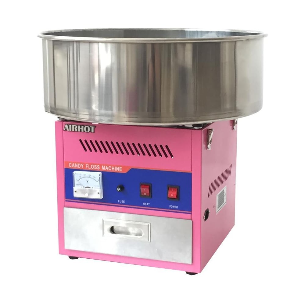 Изображение товара Аппарат для сахарной ваты Airhot cf-1 розовый настольный 0.9 кВт