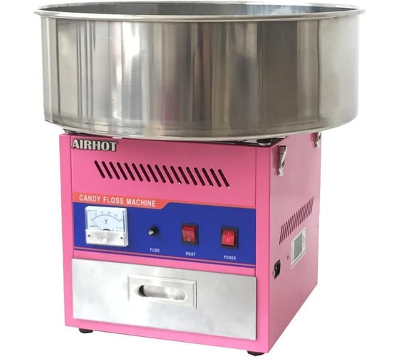 Изображение товара Аппарат для сахарной ваты Airhot cf-1 розовый 40825