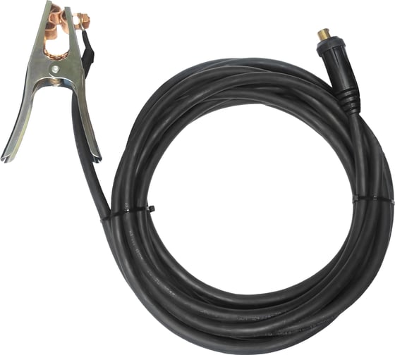 Изображение товара Комплект кабеля КГ25 мм с клеммой заземления 5 м вилка 35-50 Профессионал 813