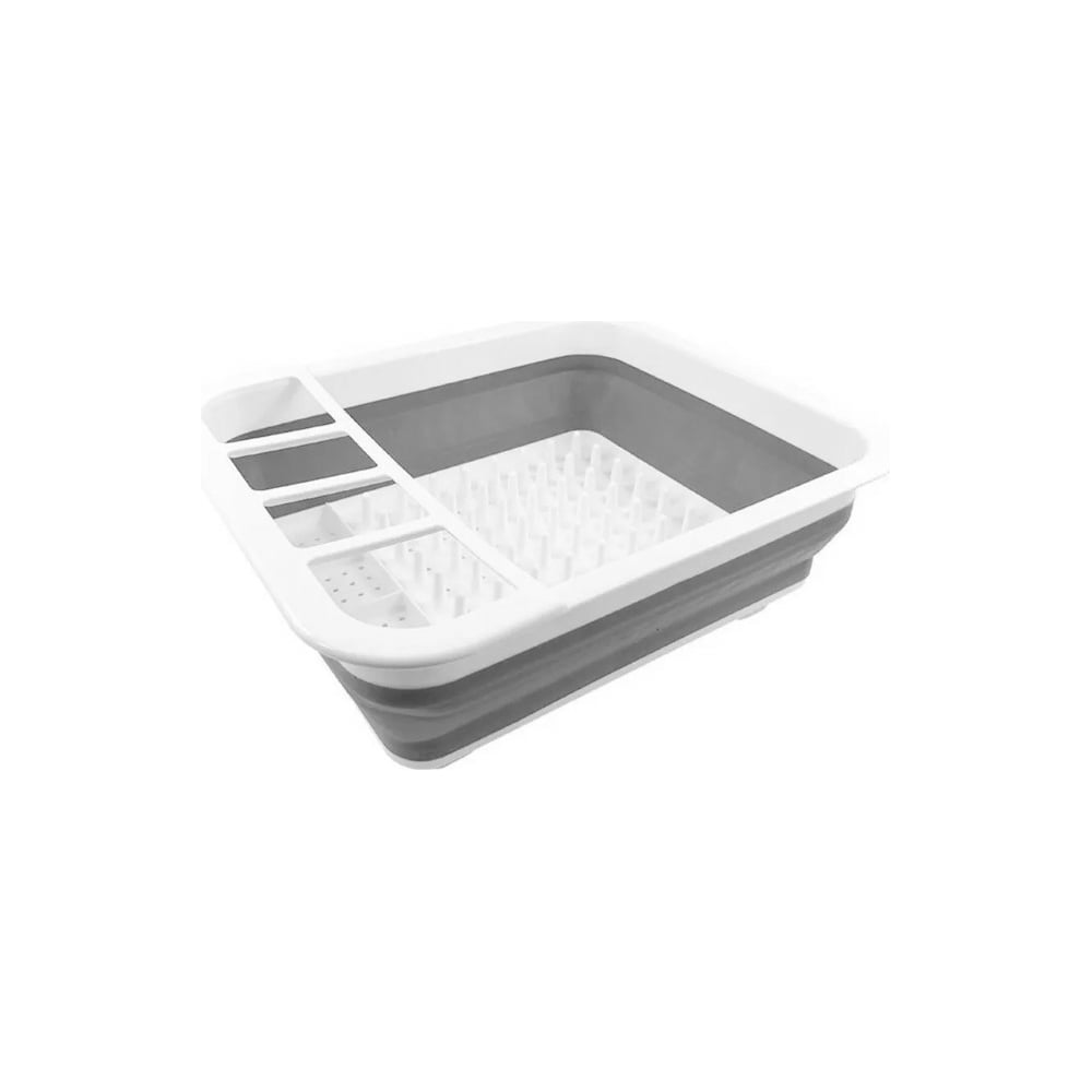 Сушилка для посуды Удачная покупка, цвет белый/серый SN046-23 - фото 1